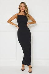 Touch Of Luxe Maxi Dress Black