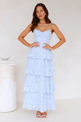 Thriving Now Maxi Dress Blue